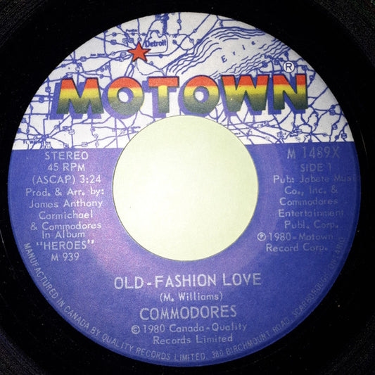 Commodores : Old-Fashion Love / Sexy Lady (7")