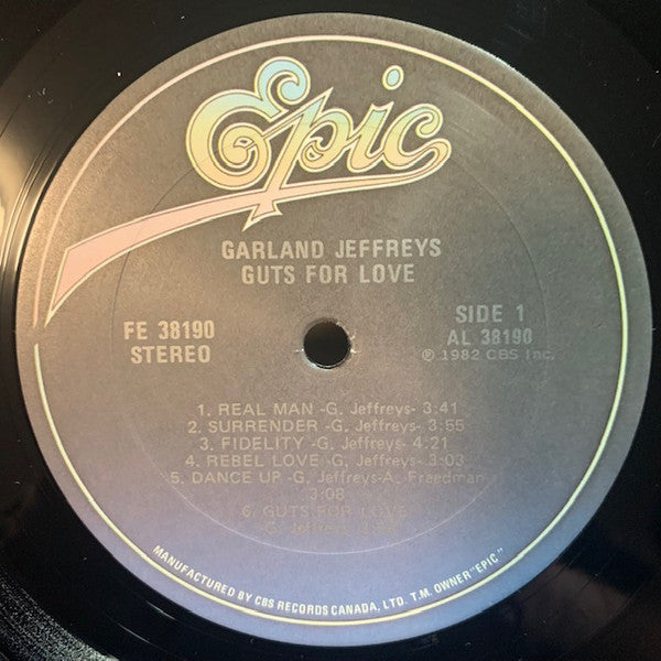 Garland Jeffreys : Guts For Love (LP, Album)