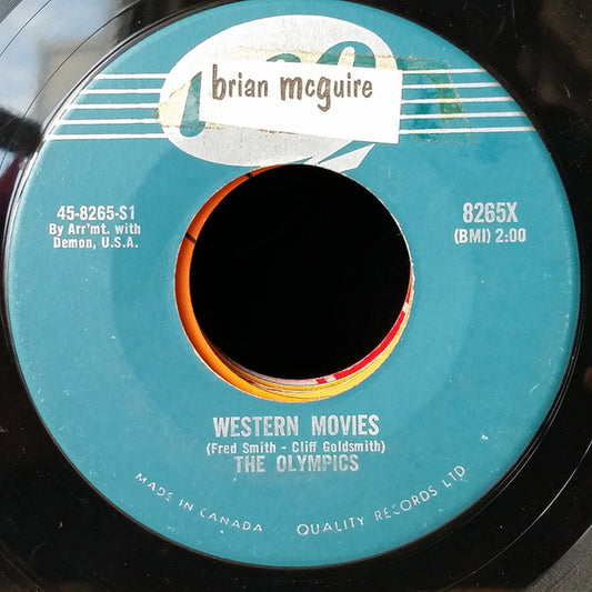 The Olympics : Western Movies (7", Single)