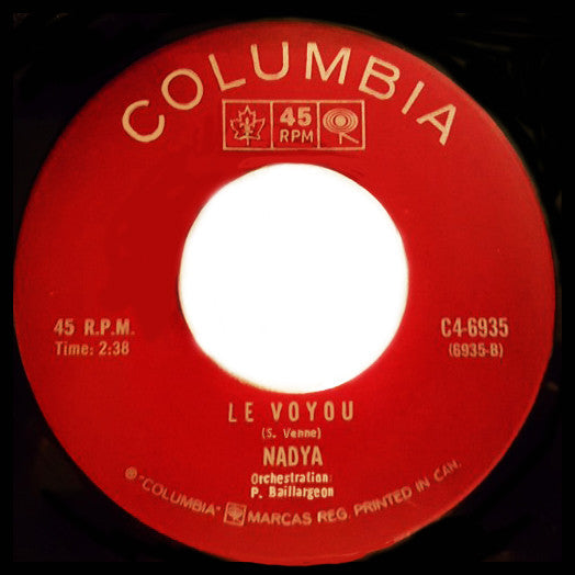 Nadya (7) : Quand On Pleure Son Amour (7", Single)