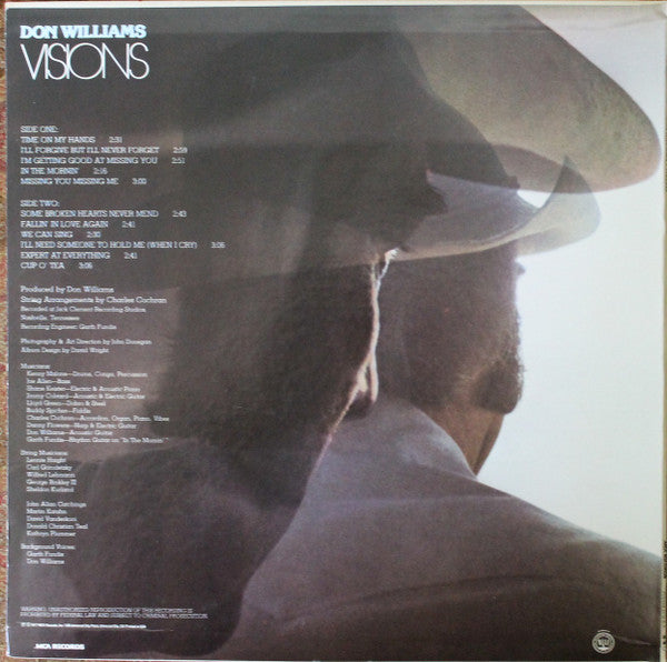 Don Williams (2) : Visions (LP, Album)