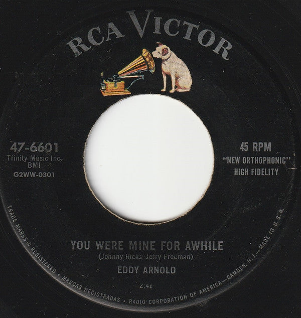 Eddy Arnold : You Were Mine For A While / Casey Jones (7")