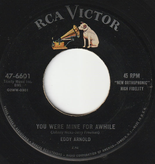 Eddy Arnold : You Were Mine For A While / Casey Jones (7")