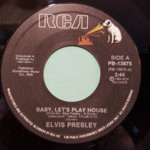 Elvis Presley : Baby, Let's Play House / Hound Dog (7")