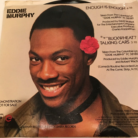 Eddie Murphy : Enough Is Enough (7", Single, Promo, Styrene)