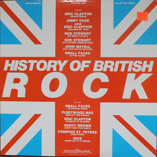 Various : History Of British Rock Volume One (LP, Comp, Ltd)