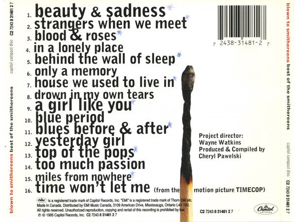 The Smithereens : Blown To Smithereens - Best Of The Smithereens (CD, Comp)