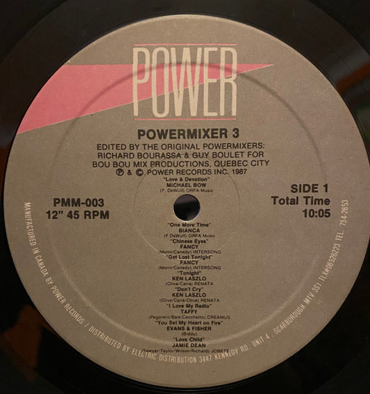 Various / Lian Ross : Powermixer 3 / It's Up To You (12")