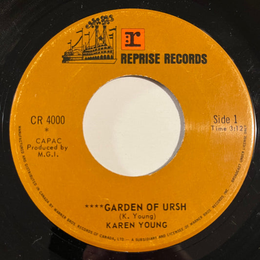 Karen Young (3) : Garden Of Ursh (7", Single)
