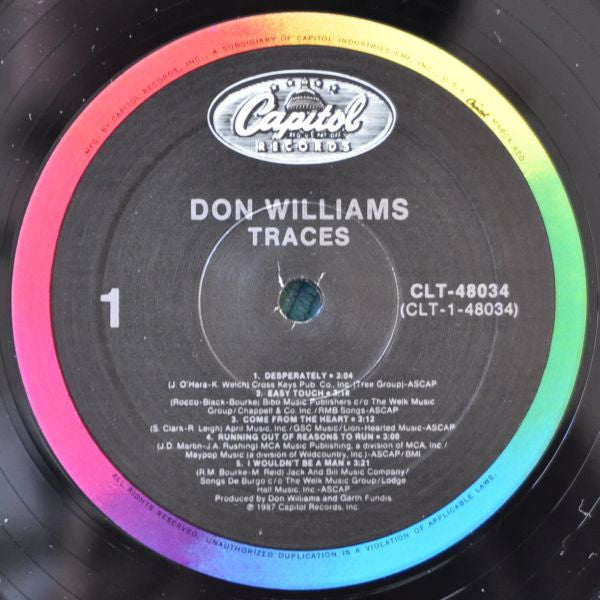 Don Williams (2) : Traces (LP, Album)
