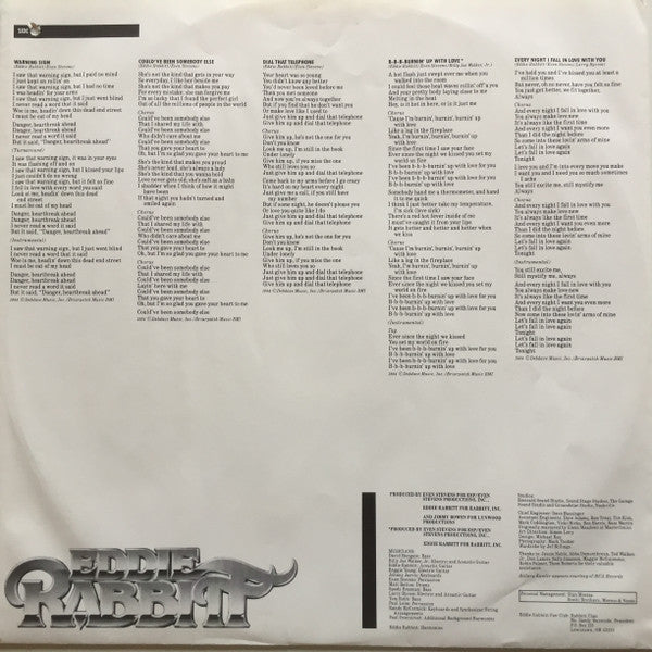Eddie Rabbitt : The Best Year Of My Life (LP, Album)