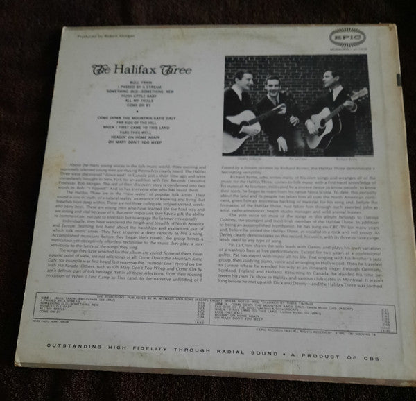 The Halifax Three : The Halifax Three (LP, Album, Mono)