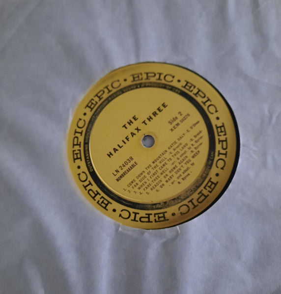 The Halifax Three : The Halifax Three (LP, Album, Mono)