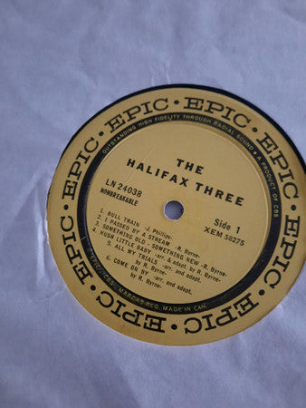 The Halifax Three : The Halifax Three (LP, Album, Mono)