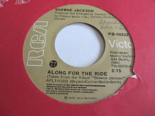 Shawne Jackson : Along For The Ride (7", Single)