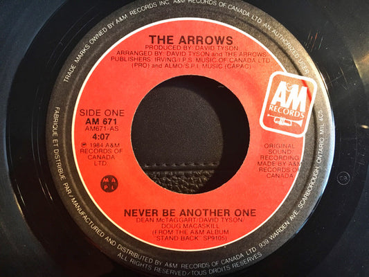 The Arrows : Never Be Another One (7", Single)