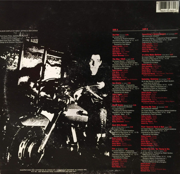 Robert Gordon (2) : Too Fast To Live, Too Young To Die (LP, Comp)