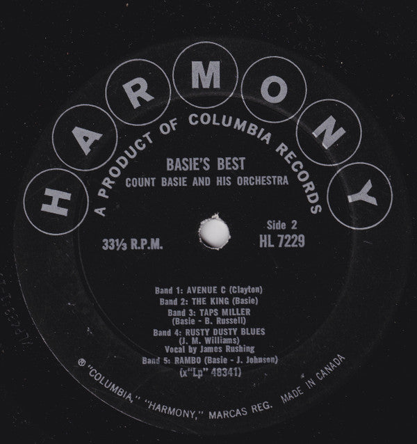 Count Basie And His Orchestra* : Basie's Best!! A Collection Of Immortal Performances (LP, Comp)