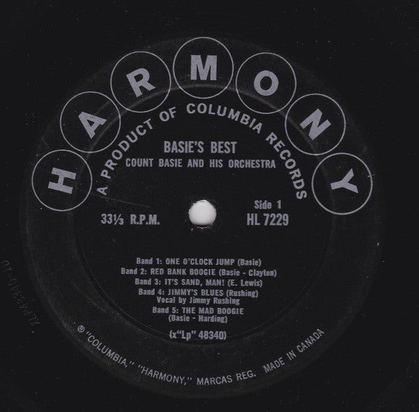 Count Basie And His Orchestra* : Basie's Best!! A Collection Of Immortal Performances (LP, Comp)