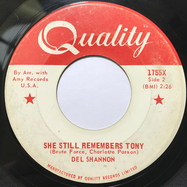 Del Shannon : Move It On Over (7", Single)