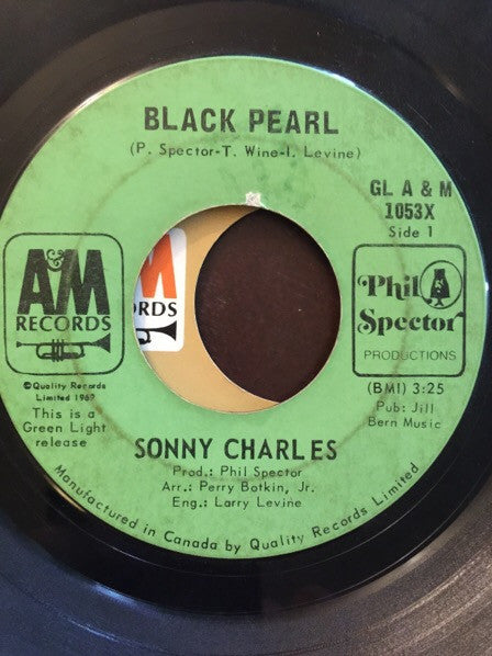 Sonny Charles : Black Pearl / Lazy Susan (7", Single)