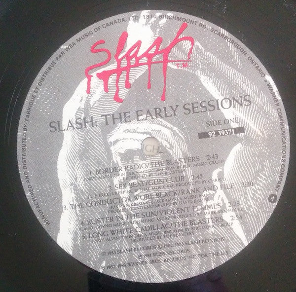 Various : Slash: The Early Sessions (LP, Comp)