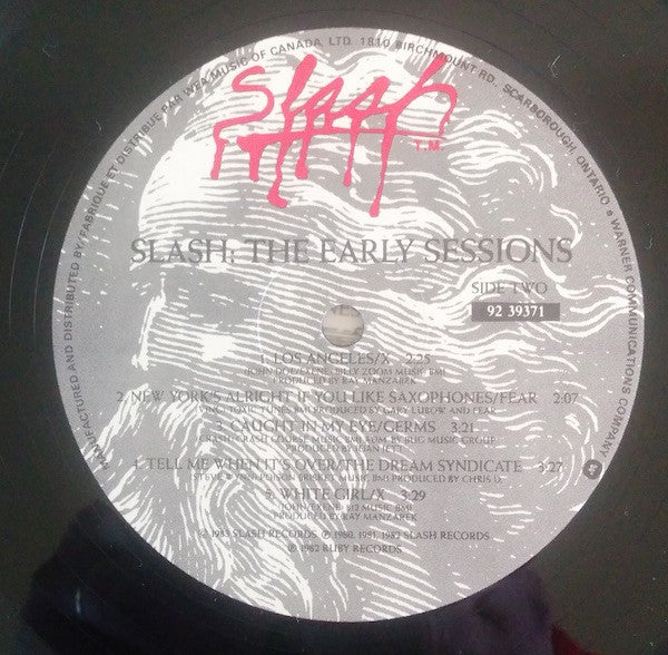 Various : Slash: The Early Sessions (LP, Comp)