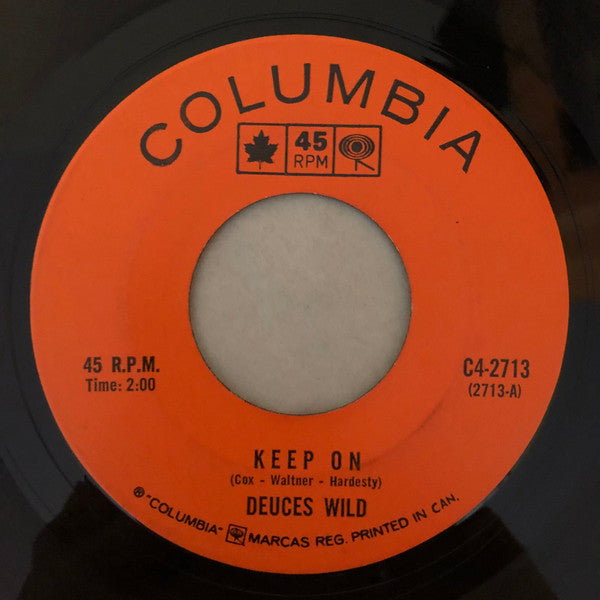Deuces Wild (6) : Keep On (7", Single)