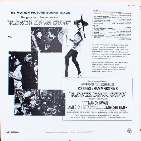 Rodgers & Hammerstein : Flower Drum Song (LP, RE)