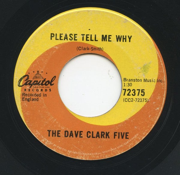 The Dave Clark Five : Look Before You Leap / Please Tell Me Why (7", Single)