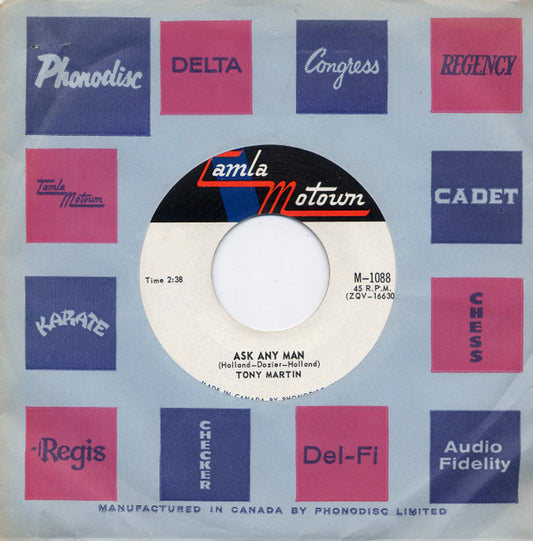 Tony Martin (3) : Ask Any Man (7", Single)