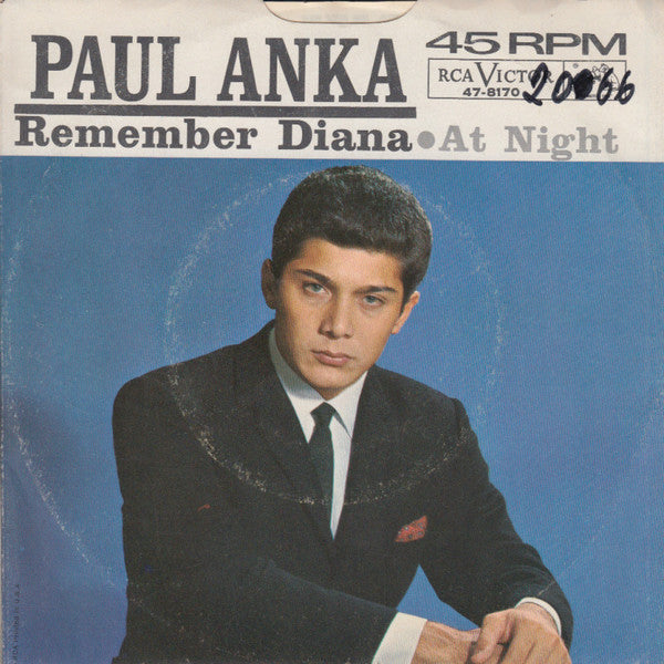 Paul Anka : Remember Diana (7", Single)
