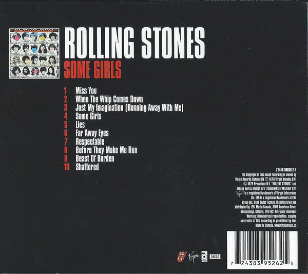 The Rolling Stones : Some Girls (CD, Album, RE, RM, Sli)
