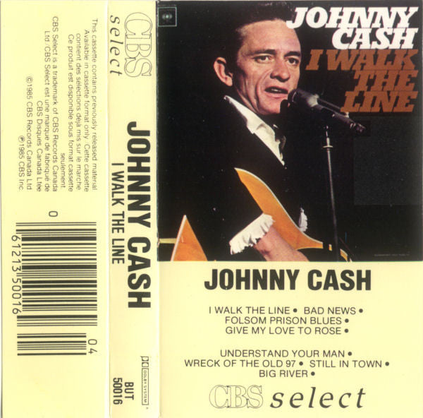 Johnny Cash : I Walk The Line (Cass, Album, RE, Abr)