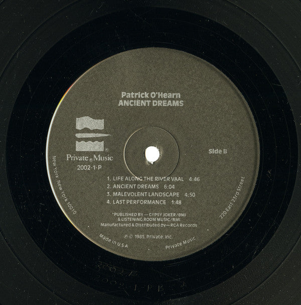 Patrick O'Hearn : Ancient Dreams (LP, Album)
