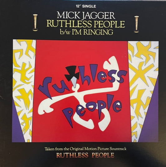 Mick Jagger : Ruthless People (12", Maxi)