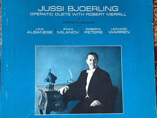 Jussi Björling With Robert Merrill, Licia Albanese, Zinka Milanov, Roberta Peters, Leonard Warren : Operatic Duets & Scenes (LP, Comp, Mono, RE)