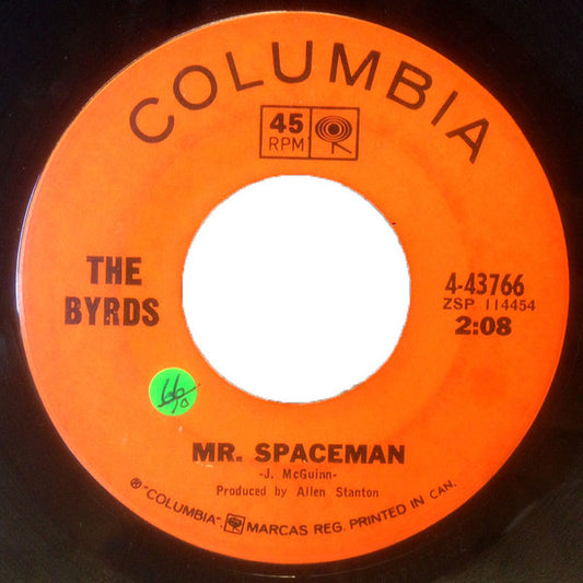 The Byrds : Mr. Spaceman (7", Single)
