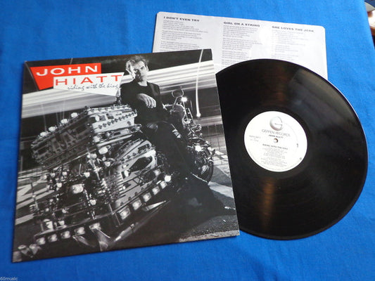 John Hiatt : Riding With The King (LP, Album)
