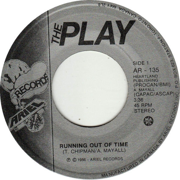 The Play : Running Out Of Time / Whatever It Takes (7")