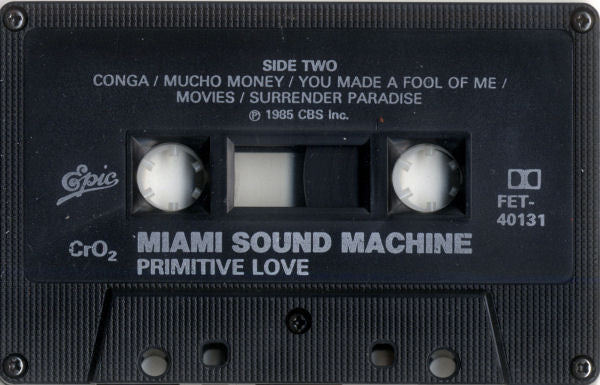 Miami Sound Machine : Primitive Love (Cass, Album)