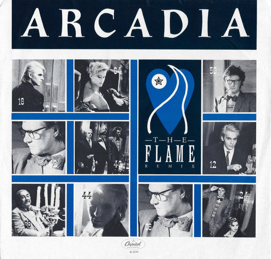 Arcadia (3) : The Flame (Remix) (7", Single)