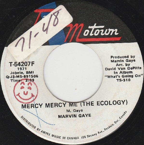 Marvin Gaye : Mercy Mercy Me (The Ecology) (7", Single)