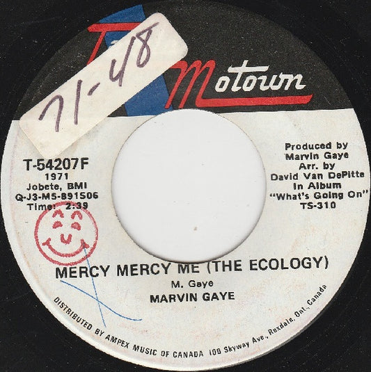 Marvin Gaye : Mercy Mercy Me (The Ecology) (7", Single)