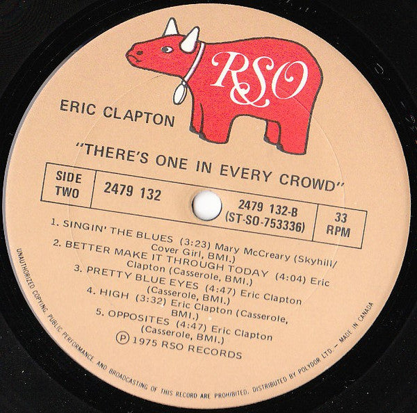 Eric Clapton : There's One In Every Crowd (LP, Album)