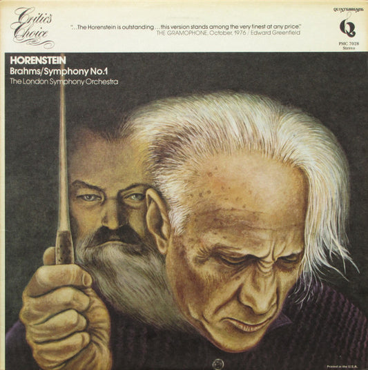 Johannes Brahms, Jascha Horenstein, London Symphony Orchestra : Symphony No. 1 (LP, Album)