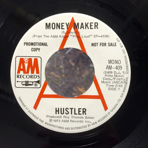 Hustler (9) : Money Maker (7", Mono, Promo)