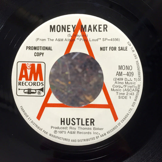 Hustler (9) : Money Maker (7", Mono, Promo)