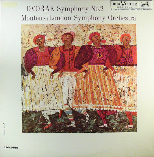 Antonín Dvořák - Pierre Monteux / London Symphony Orchestra : Symphony No. 2 (LP, Mono)