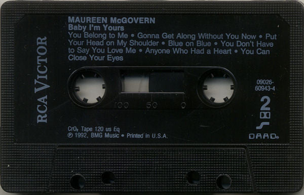 Maureen McGovern : Baby I'm Yours (Cass, Comp, CrO)